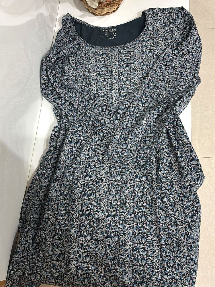 Printed Top Cum Kurti