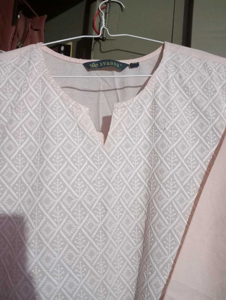 PINK EMBROIDERY 🪡 🩷KURTA