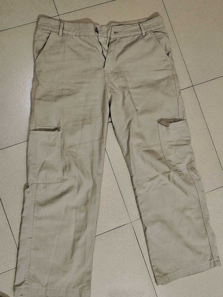 Classic Cargo Pants Khaki Beige