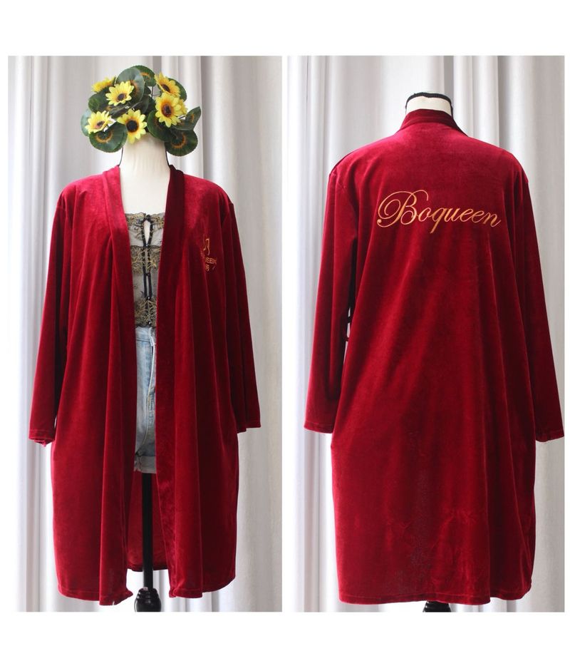 Korean Velvet Night Robe