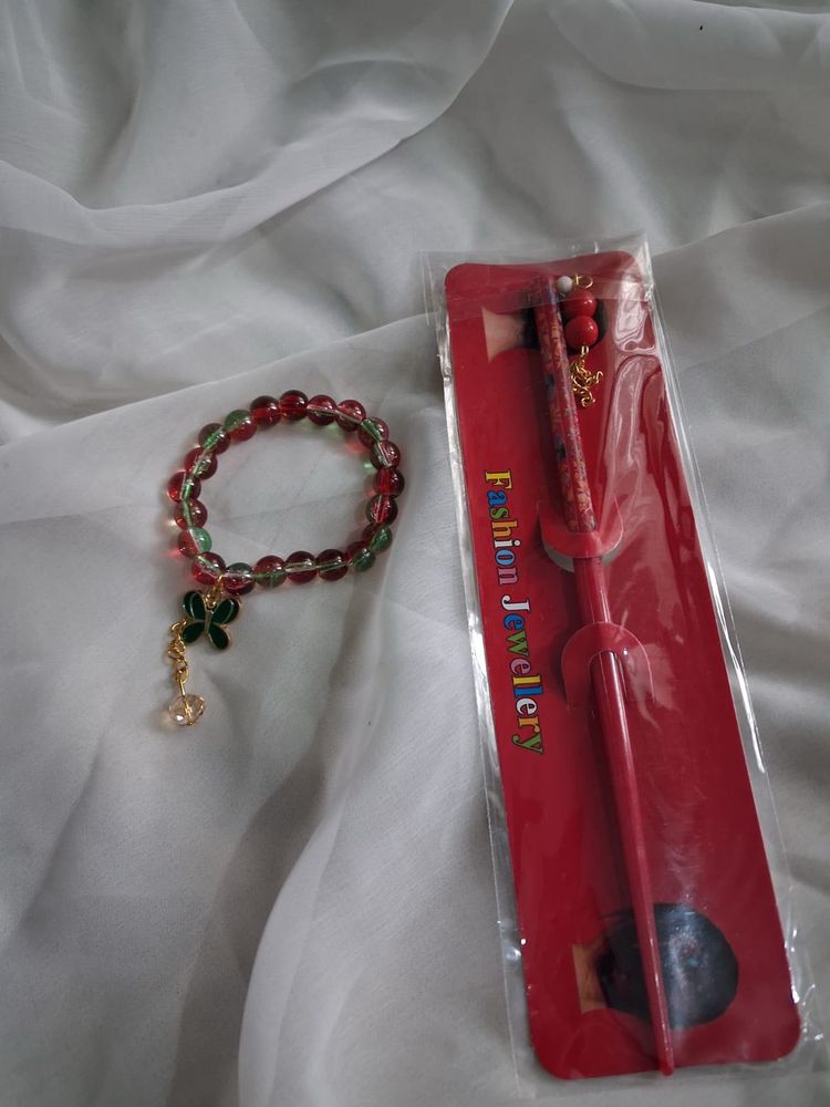 Fashion Bracelet &amp; Hair Clip