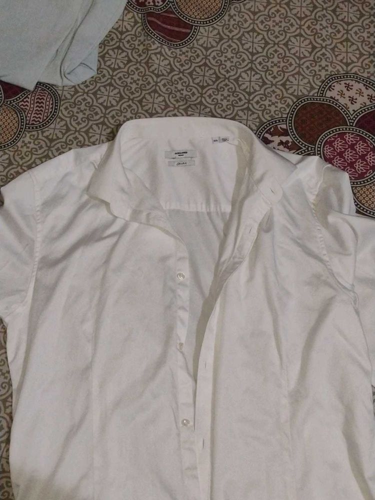Mens Formal White Shirt