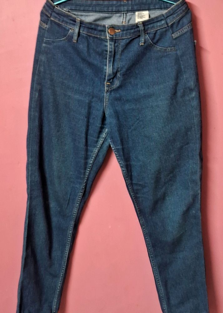 Skinny Regular Waist Ankle Jeans By H&amp;M