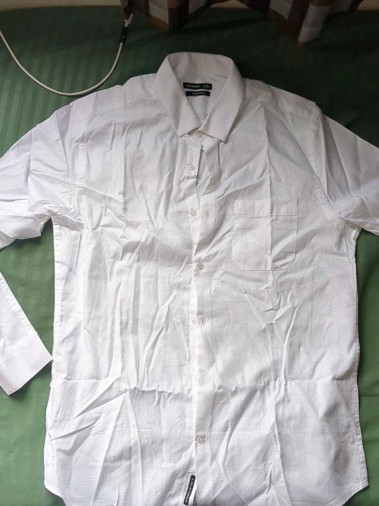 Super White Altheory New Shirt M