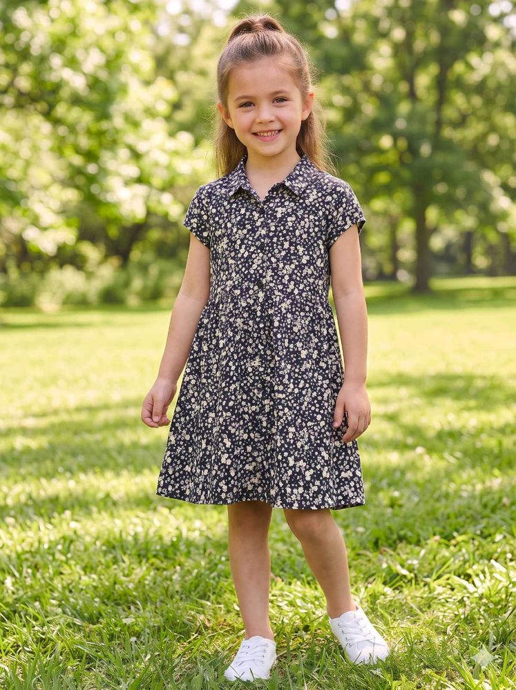 Beautiful Black N White Floral Dress