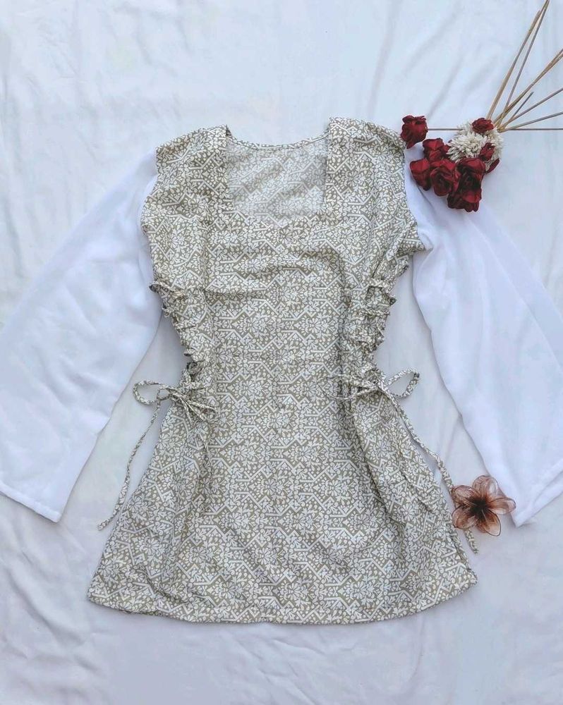 Side Corset short kurti 🍃
