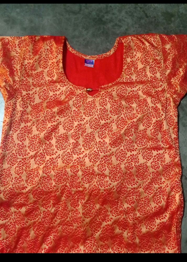 Cotton Silk Kurti