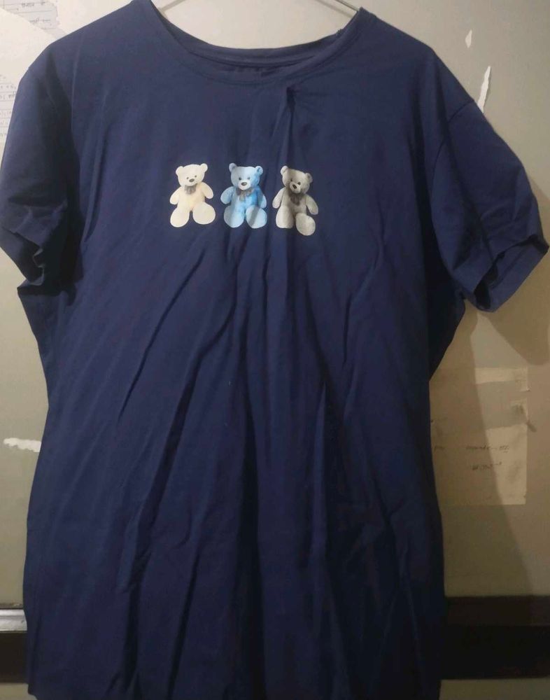 Cute Teddy Bear Graphic T-Shirt