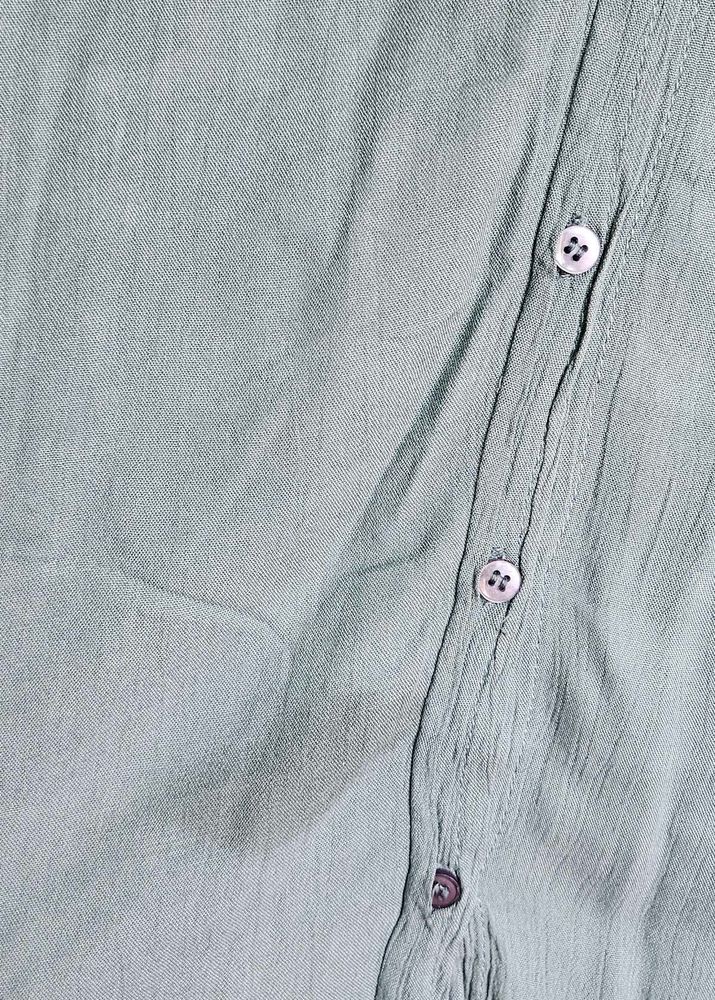 Light Blue Button-Up Tunic