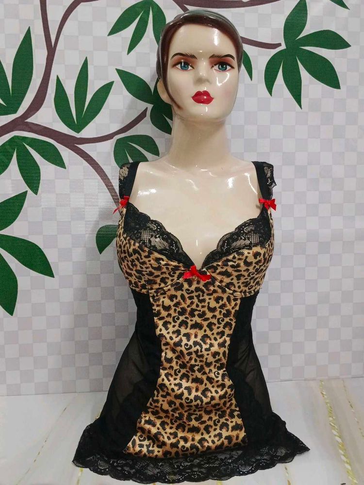 (700)Leopard Print Lingerie