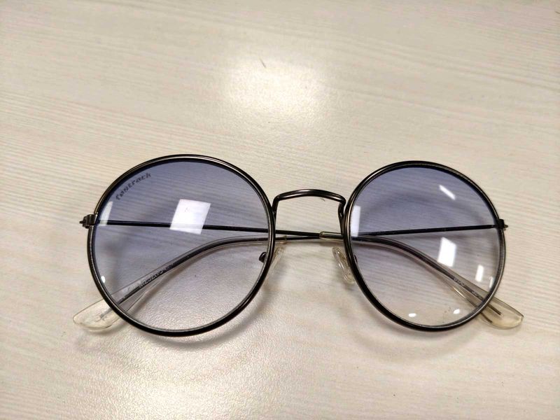Fastrack Blue Round Sunglasses for Women