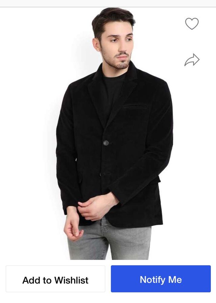 Pepe Jeans Mens Black Cotrise Blazer