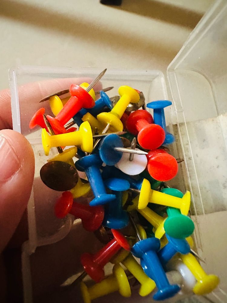 Colorful Push Pins