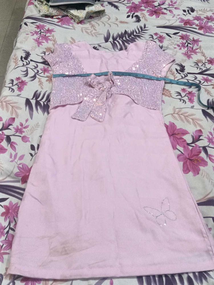 Pink Sequine middy