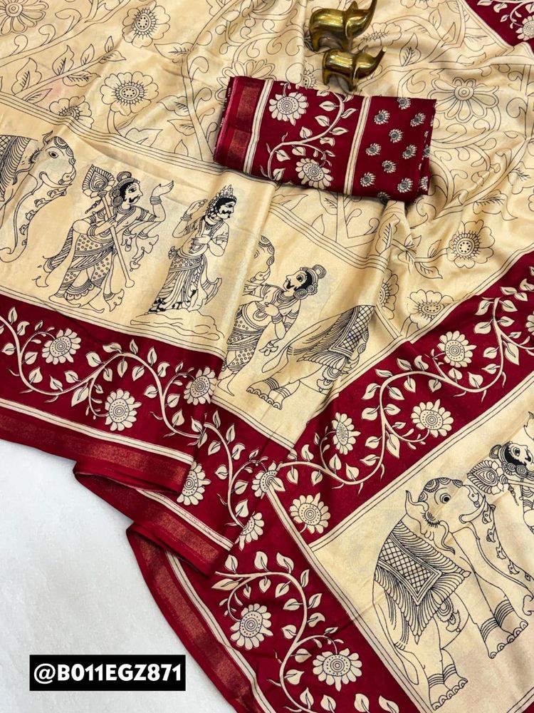 Beautiful Mul Cotton Saree