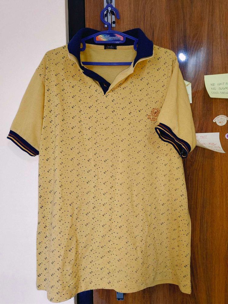 Classic Yellow Polo T-Shirt