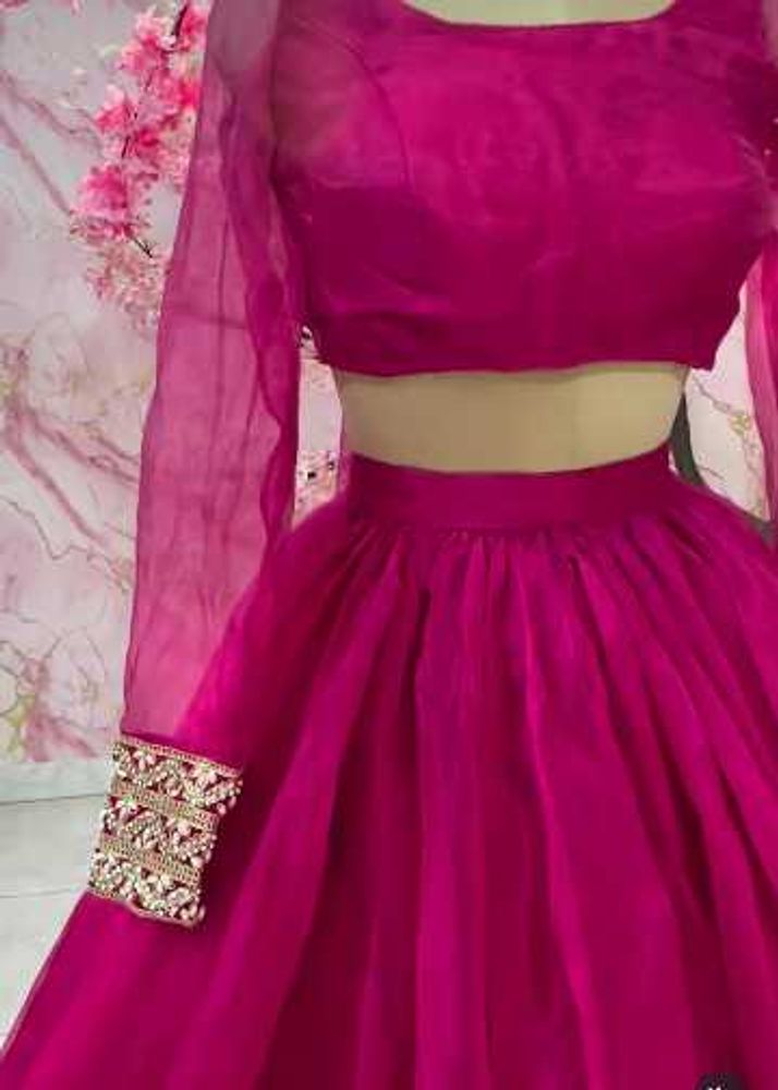 Magenta Lehenga Choli Set