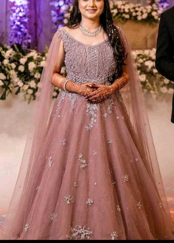 Stunning Pink Embellished Gown
