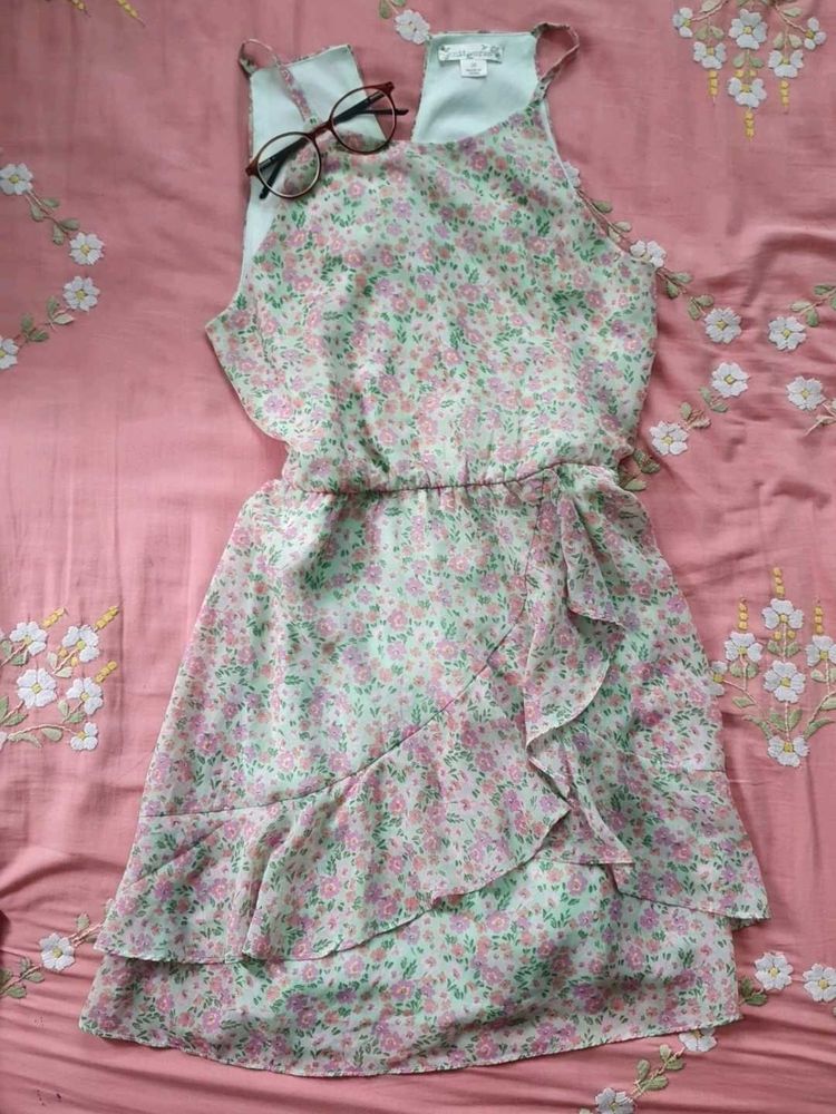 Floral Ruffle Dress