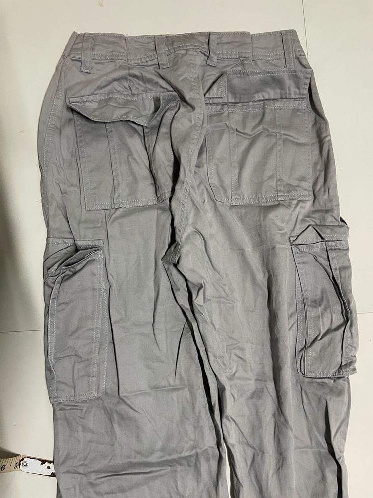 Gray Cargo Pants