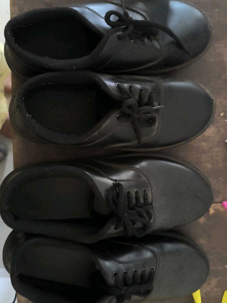 Classic Black Formal Shoes 2 pairs