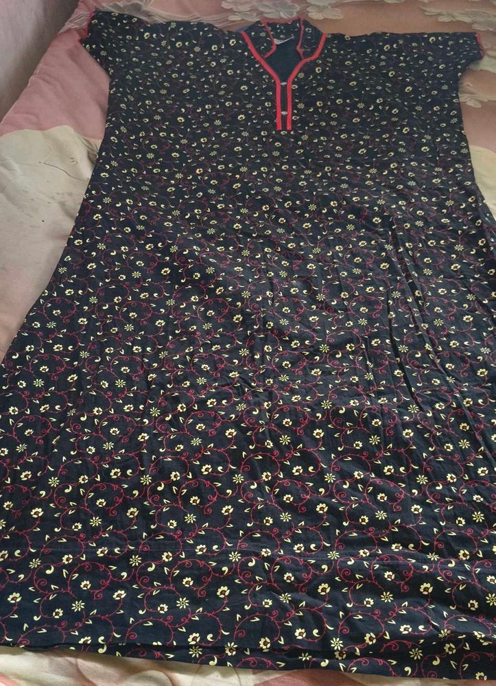 Comfortable Printed Nightgown