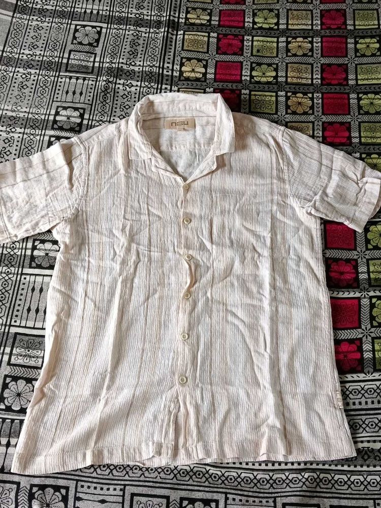 Men's Striped Short Sleeve Shirt