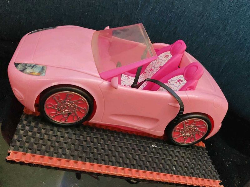 Barbie Pink Convertible Car