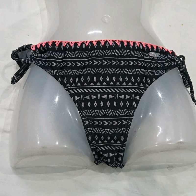 ⭐ Tribal Print Bikini Bottom with Side Ties