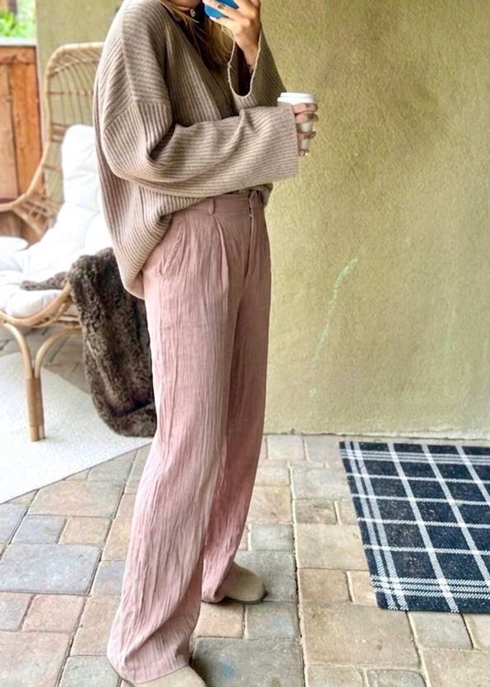 Women mauve pink Pants