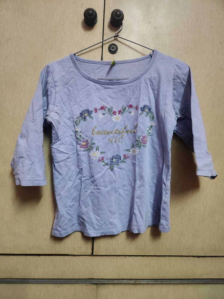 Lovely Heart Floral Print Top
