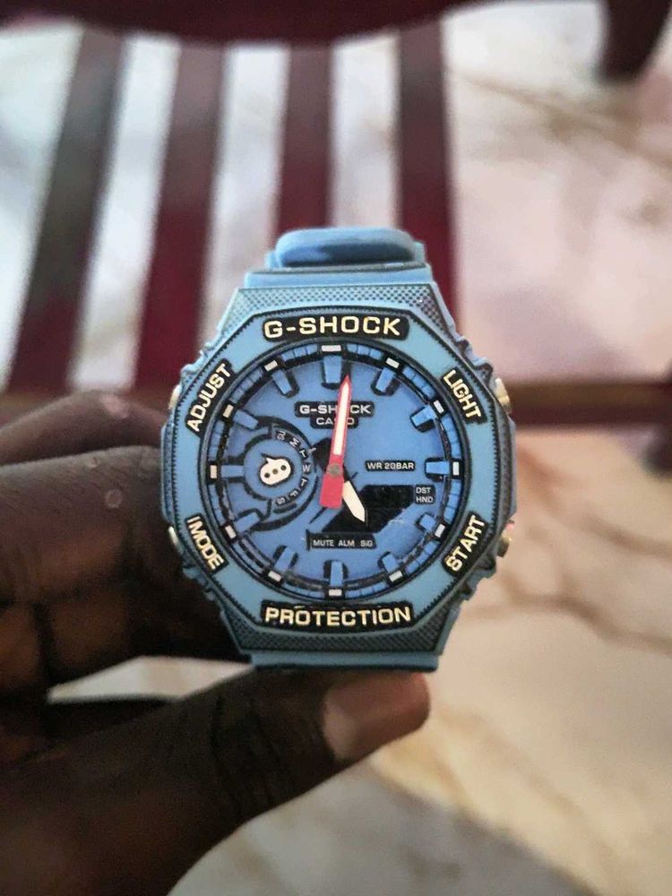 Blue G-Shock Watch