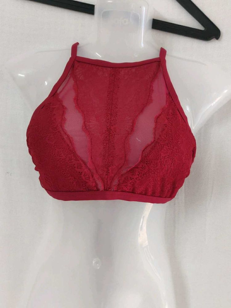 Lace Halter Neck Bralette