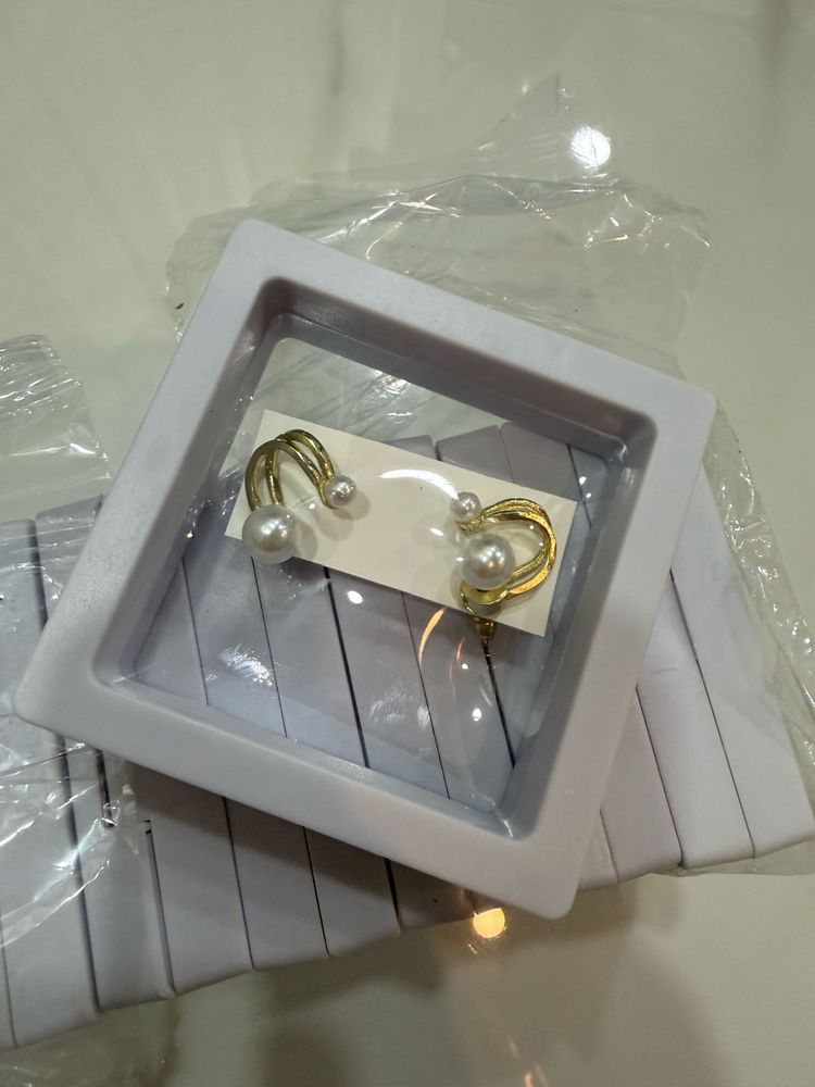 Transaparent Jewellery boxes Pack of 10