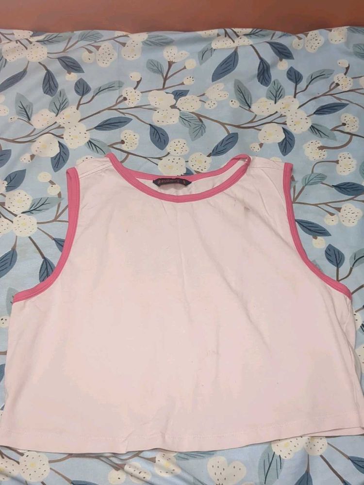 Cute Pink Sleeveless Top