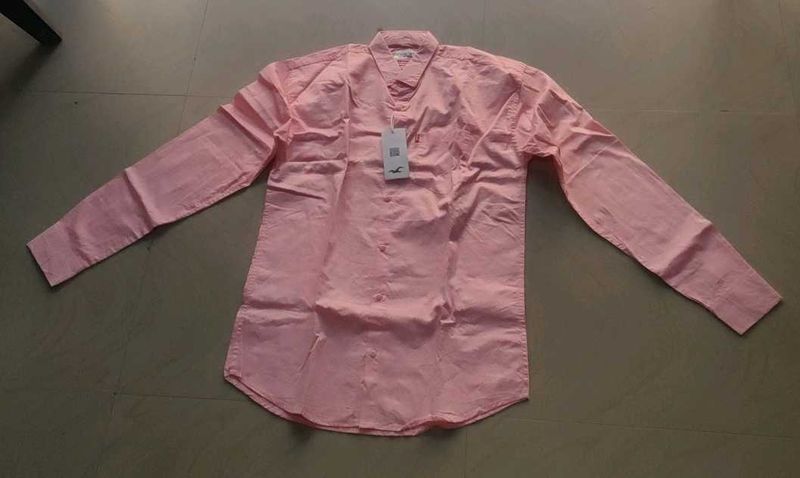 Stylish Pink Casual Shirt