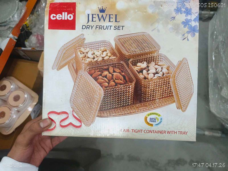 Cello Jewel Dry Fruit Set