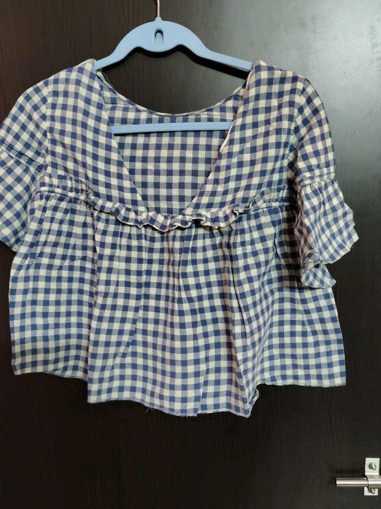 zara casual top