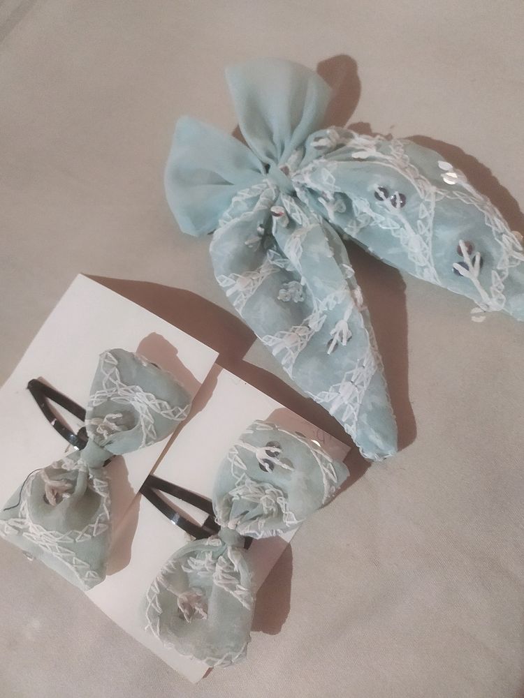 Beautiful Clip Bow( Pack Of 3)