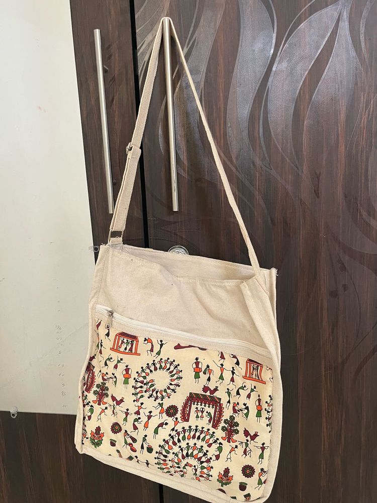 Unique Tribal Print Sling Tote Bag