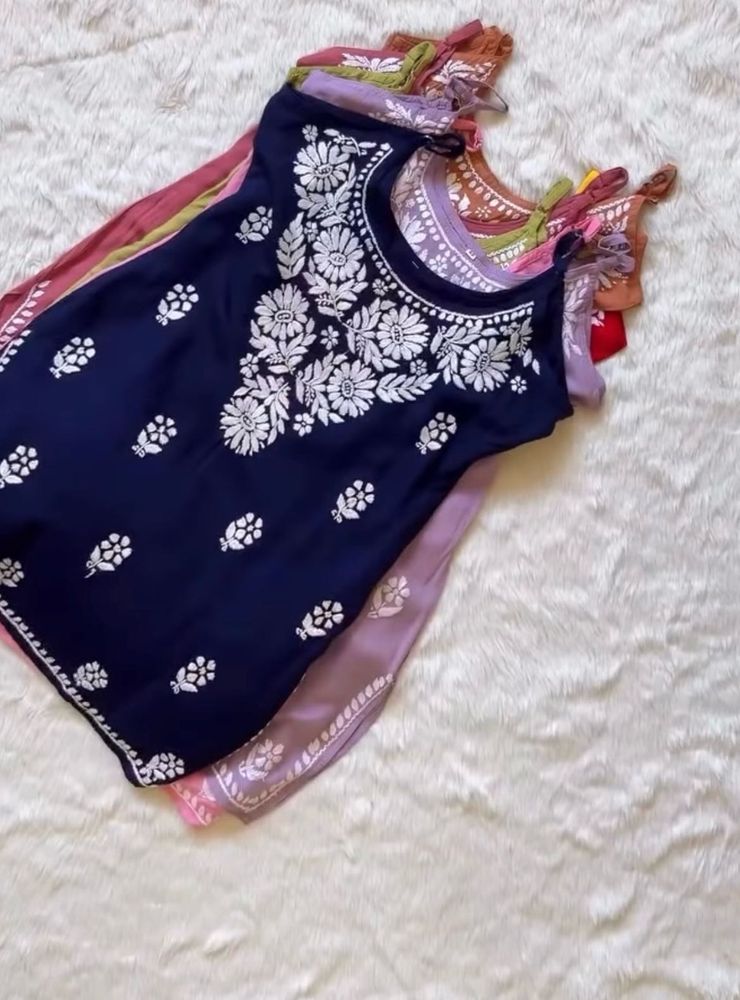 navy blue kurta