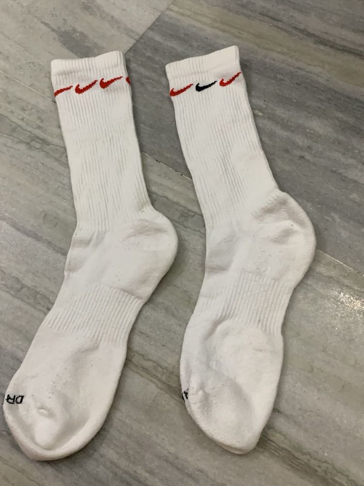 Nike White Crew Socks
