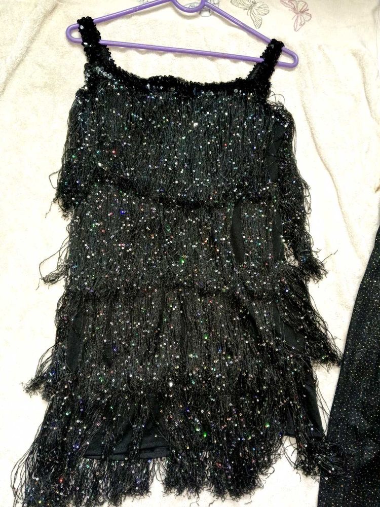Katrina Kaif's Sparkly Fringe Flapper Dress