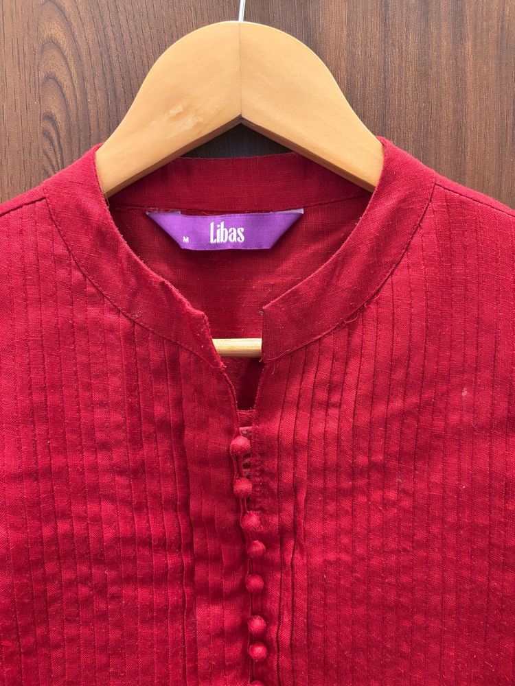 Elegant Red Kurta