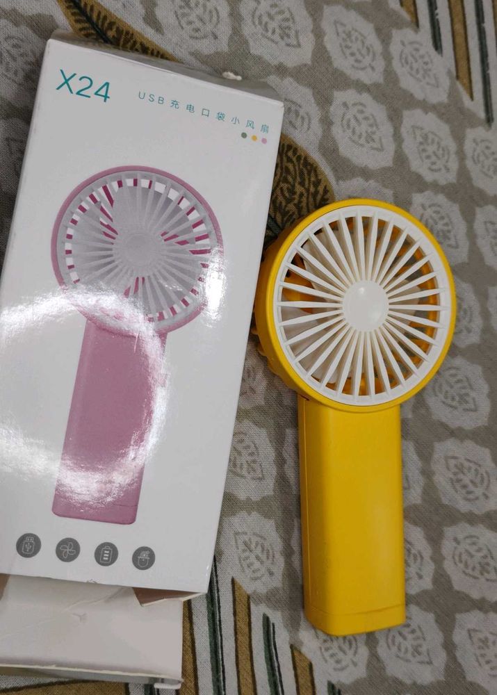 X24 Mini USB Rechargeable Handheld Fan