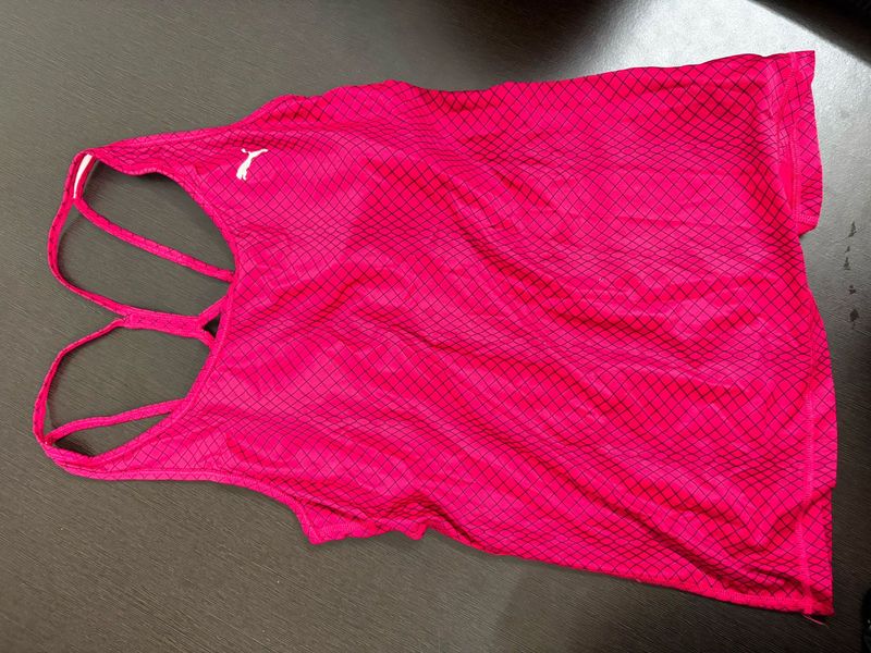 Puma Pink Athletic Tank Top