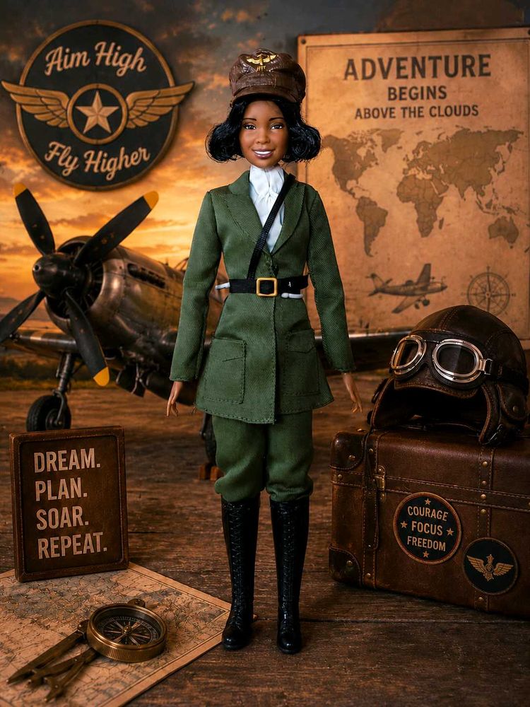 Barbie Inspiring Women Bessie Coleman Doll
