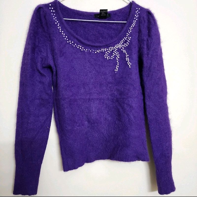 Purple Fur Top