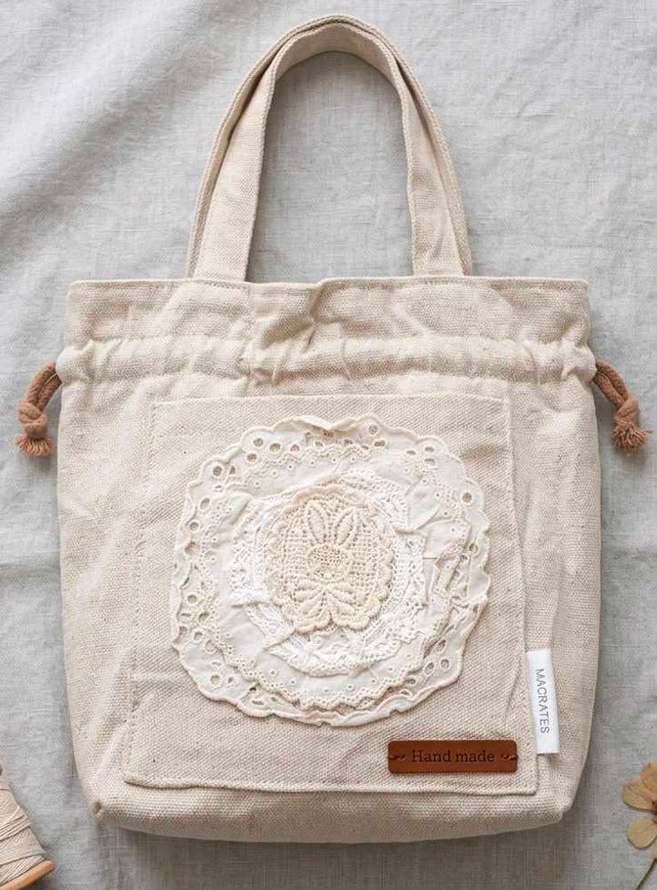 Cute Lace Rabbit Tote Bag