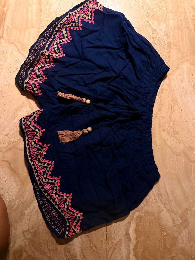 Boho Embroidered Skirt